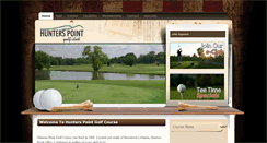 Desktop Screenshot of hunterspointgolf.com